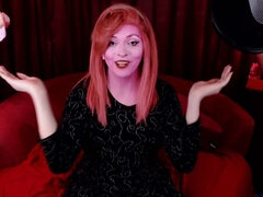 緊縛, 服従, フェティッシュ, 淫乱熟女, 赤毛, シーメール, 一人, ウェブカメラ