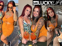 Sabien DeMonia's naughty girls action by Mr Lucky Life