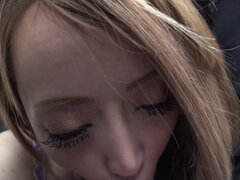 Aziatisch, Pijpbeurt, Auto, Schattig, Ondergoed, Moeder die ik wil neuken, Buiten, Roodharige vrouw