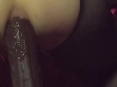 Amatør, Anal, Stor pik, Sort, Dildo, Onani