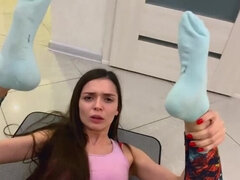 아마추어, 오랄섹스, 흑갈색 머리, 사정 샷, 얼굴에, 핸드잡, 자연의 가슴, 셀카