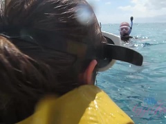 Kristina sees a lot of cool sea creatures during your dive in Hawaii