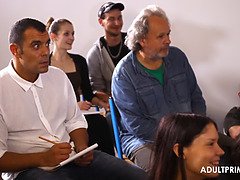 Blasen, Kehlenfick, Behaart, Hd, Milf, Strümpfe, Student, Lehrer