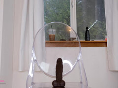 Amatör, Stor stjärt, Creampie, Sperma shot, Dildo, Rödhårig, Solo, Tonåring