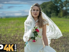 18 jahre, Grosser schwanz, Braut, Betrug, Kleid, Hardcore, Hd, Hochzeit