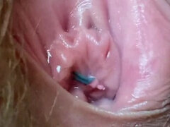 Giantess Pussy Closeup - Homemade Fingering & Wet Masturbation