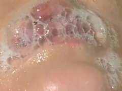 Enthousiasteling, Blond, Sperma shot, Sperma in gezicht, Groepseks, Groep, Zuigen, Tiener