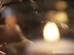 Sucer une bite, Brunette brune, Classique, Fille latino, Naturelle, Mamelons, Orgasme, Chatte