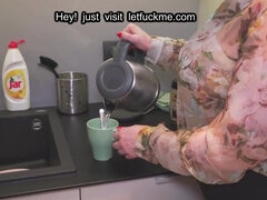busty mature mom makes bad coffee but good sex