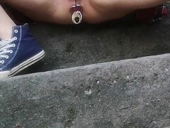 Erotisk, Hunn, Fingring, Onani, Fitte, Alene, Squirting, Uniform