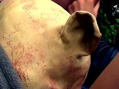 18, Amatör, Vacker, Blondin, Avsugning, Brittisk, Söt, Utomhus