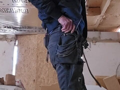 Construction Site Fuck with My Dildo