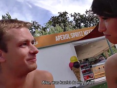 Anal, Sucer une bite, Cocu, Tchèque, De plein air, Pov, Réalité, Adolescente