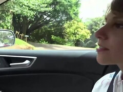 A Day Out with Hime Marie: POV Fingering & Exhibitionism - Shaved Blonde with Small Tits