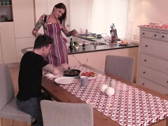 Velké péro, Velké kozy, Brunetka, Hd, Ruské