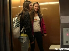 Rubia, Morena, Club, Europeo, Lesbiana, Afeitado, Adolescente