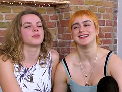 Amatorka, Duże cycki, Zabawny, Niemiecki, Hardcore, Lesbijka, Lizanie, Rudowłosa