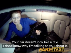 Kristine Crystalis gets her pussy paid for by fake taxi driver