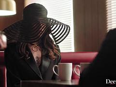 항문, 본디지 훈육 사디즘 마소치슴, 미인, 큰 음경, 오랄섹스, 흑갈색 머리, 커플, 랑제리