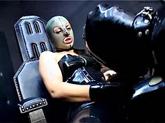 Bdsm, Bondáž, Femdom, Fetiš, Nemecké, Latex, Upínateľné dildá