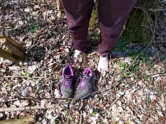 Ass and titspanking in nature