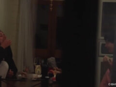 Kulissien takana, Blondi, Ruskeahiuksinen, Hd, Lesbo