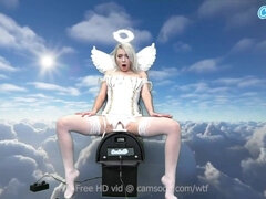 Blond, Hunn, Hd, Onani, Orgasme, Alene, Strømper, Leker