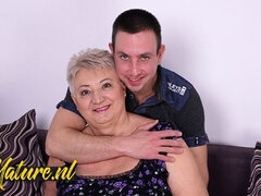 BBW Granny Babet Just Loves Fucking & Sucking Toy Boy's so Much!