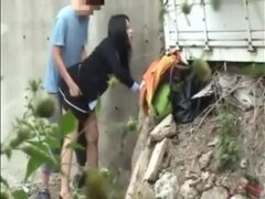 Amatör, Asiatisk, Japansk, Offentlig, Tonåring