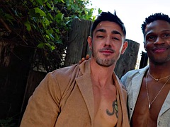 Anal, Svart, Kukk suging, Mørk, Føtter, Hardcore, Raseblandet, Utendørs