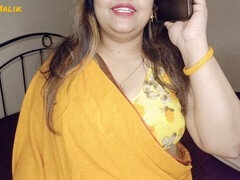 Part two of the manager's wife getting thoroughly smashed after a long time with Hindi role play