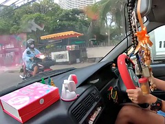 アジア人, ビーチ, デカパイ, フェラチオ, カップル, スインガー, タイ, オッパイの