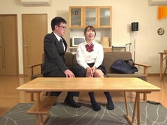 Asiatisk, Avsugning, Sperma shot, Uniform