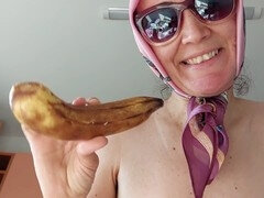 Amateur wife Mirsur shows off her hairy goodies with big titties and long hair