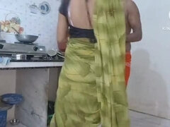 Indian Wife Fullkumari7 Hardcore Kitchen Fuck with Husband While Cooking