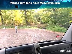5 mummies hunting for pecker in the maturevan