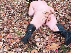 Dirty Ass Leaf Playing in Her Ass Cumming She's Not Faking