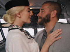 Kenna James hooks up with pilot