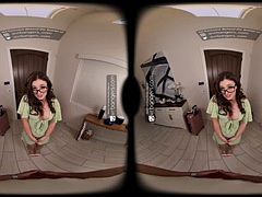 VR bangers VR bath experience with a pornstar Leanna Virtual reality porn in bath