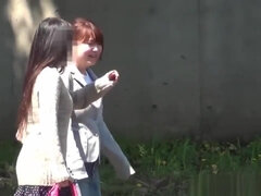 Shameless Asian Babe Pees