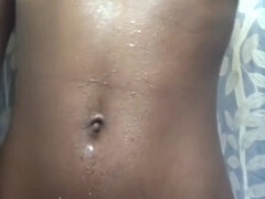 素人, デカパイ, 女, オナニー, オーガズム, シャワー, ガリガリ, いじめ