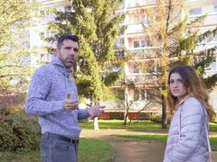 Grosse bite, Sucer une bite, Queue, En levrette, Pov, Public, Rousse roux, Nénés