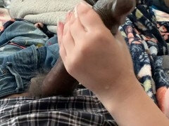 18 jahre, Grosser schwanz, Schwarz, Geschnappt, Masturbation, Zierlich, Muschi, Strümpfe