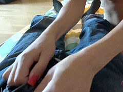 Avsugning, Handjobb
