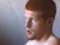 Tristan watches a porn video, while playing with himself, and we enjoy some nice close-ups of his cock and balls