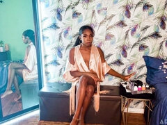 Noir ébène, Béant, Lingerie, Masturbation, Maigrichonne, Solo, Adolescente, Webcam