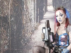 Schönheit, Tschechisch, Europäisch, Absätze, Latex, Muschi, Rotschopf, Solo