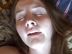 Stor kuk, Creampie, Fotjobb, Orgasm, Pov