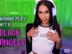 Erotic Gaming Session Starring Black Angel (passthrough)