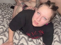 Gros cul, Doigter, Chatte, Tatouage